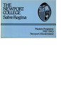 The Newport College - Salve Regina Masters Programs 1981-1983 by Salve Regina College