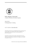 Salve Regina University Undergraduate Catalog 2013-2014 by Salve Regina University