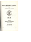 Salve Regina College Undergraduate Catalog 1961-1962