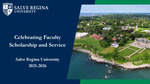 Celebrating Faculty Scholarship and Service, Salve Regina University 2025-2026
