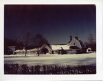 Evening winter shot of Stonor/Drexel Hall by Joseph Souza