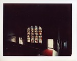 Second story veiw of stained glass window