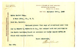 Letter from Richard M. Hunt to Ogden Goelet; Contract between Richard M. Hunt and L. Marcotte & Co.