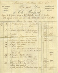Invoice from Ch. Rafard to Ogden Goelet