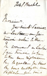 Letter from Ogden Goelet to Charles Chaplin by Ogden Goelet