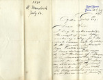 Letter from G. Morlock to Ogden Goelet by G. Morlock