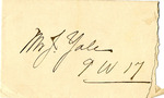 Envelope addressed to Mr. J Yale by Unknown