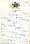 Letter from Robert Goelet to Miss Morris by Robert Goelet