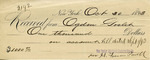 Receipt from The Tucker Electrical Construction Co. to Ogden Goelet