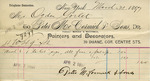 Receipt from Peter McCormick & Sons to Ogden Goelet by Peter McCormick & Sons