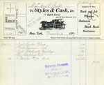 Receipt from Styles & Cash