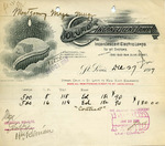 Receipt from The Columbia Incandescent Lamp Co. by The Columbia Incandescent Lamp Co. and Montgomery Maze