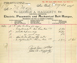 Receipt from George A. Haggerty