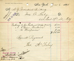 Receipt from Mrs. A. Fahey by A. Fahey Mrs.