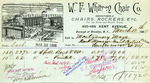 Receipt from W. F. Whitney Chair Co.