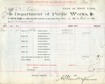 Receipt from Department of Public Works to R. & O. Goelet