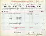 Receipt from Department of Water Supply to R. & O. Goelet by Department of Water Supply