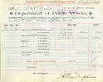 Receipt from Department of Water Supply to R. & O. Goelet, meter numbers 27526 and 23573