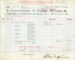 Receipt from Department of Water Supply to R. & O. Goelet by Department of Water Supply
