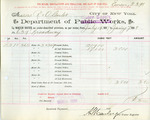 Receipt from Department of Water Supply to R. & O. Goelet