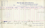 Receipt from City of New York-Finance Department to R. & Estate O. Goelet