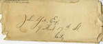 Envelope from Brewster & Co. to John Yale