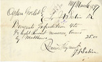 Invoice from Joseph F. Sabin to Ogden Goelet