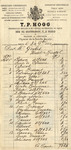 Invoice from T. P. Hogg to Ogden Goelet by T. P. Hogg
