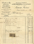 Invoice from Cory Brothers & Co. to Ogden Goelet
