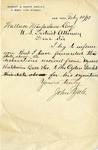 Letter from John Yale to Wallace Macfarlane, U.S. District Attorney