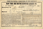 Contract between New York and Boston Despatch Express Co. and Ogden Goelet by New York and Boston Despatch Express Co.