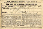 Contract between New York and Boston Despatch Express Co. and Ogden Goelet by New York and Boston Despatch Express Co. and E. D. Wood
