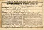 Contract between New York and Boston Despatch Express Co. and Ogden Goelet