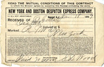 Contract between New York and Boston Despatch Express Co. and Ogden Goelet