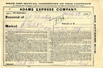 Contract between Adams Express Company and Ogden Goelet by Adams Express Company