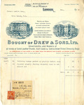 Receipt from Drew & Sons to Robert Goelet by Drew & Sons