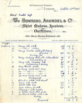 Receipt from Bowring, Arundel & Co. to Robert Goelet by Bowring, Arundel & Co.