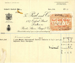 Receipt from Peal and Co. to Robert Goelet by Peal and Co. and D. Pullun