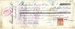 Bill of exchange from N.V. Mauritz Saks & Co. through Amsterdamsche Bank Amsterdam