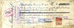 Bill of exchange from N.V. Mauritz Saks & Co. through Amsterdamsche Bank Amsterdam