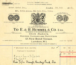 Invoice from E. & H. Hummel & Co. to Robert Goelet