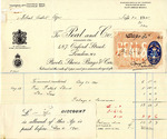 Receipt from Peal and Co. to Robert Goelet