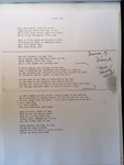 Miley Hall entries to song competition by Salve Regina College Class of 1968