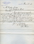 Letter from C. Everett Clark to Ogden Goelet (copy) by C. Everett Clark