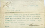 Letter from Richard M. Hunt to Ogden Goelet by Richard Morris Hunt