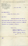 Letter from Archer V. Pancoast to Ogden Goelet