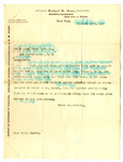 Letter from Richard M. Hunt to Perth Amboy Terra Cotta Co.
