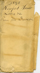 Envelope "1895|Newport House|Letters etc|From Mr. Dawson" by Mr. Dawson