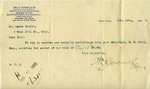 Letter from Wm. H. Jackson & Co to Ogden Goelet by Wm. H. Jackson