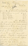 Letter from John R. Johnson to John Yale